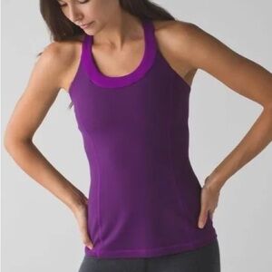 Lululemon Athletica Enhearten Tank Purple EUC